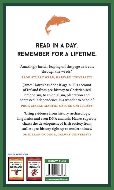 The Shortest History of Ireland - Back Cover